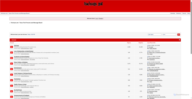 Security scan screenshot of https://www.techsans.net