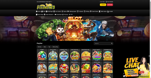 Security scan screenshot of https://lengpisang123.com/desktop/game/slot/playstar