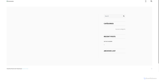 Security scan screenshot of https://instantanes.ch