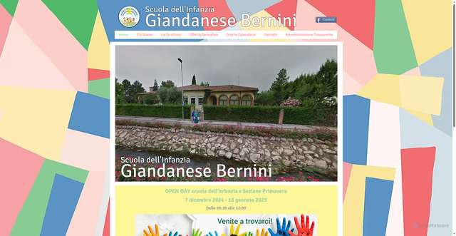Security scan screenshot of https://www.giandanesebernini.com/