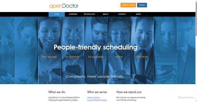 Security scan screenshot of https://js.opendr.com