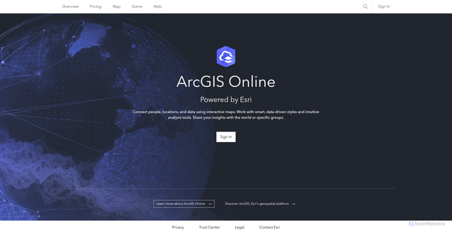 Security scan screenshot of https://use1-geocode-ls.arcgis.com