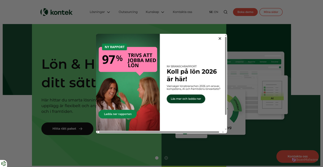 Security scan screenshot of https://kontek.se