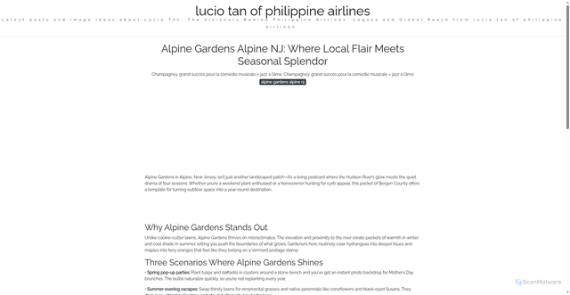 Security scan screenshot of https://urbandailyverse-dpi45pewyddw.edgeone.app/alpine-gardens-alpine-nj.html