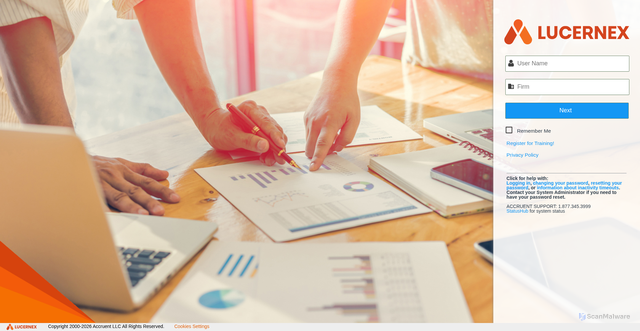 Security scan screenshot of https://coop.lucernex.com