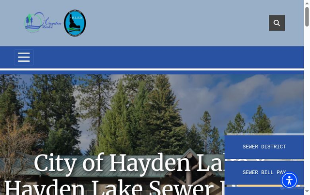 Security scan screenshot of https://cityofhaydenlake.gov/