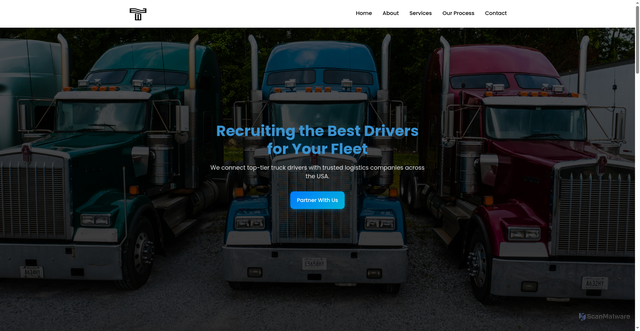 Security scan screenshot of https://transpotalent.com/