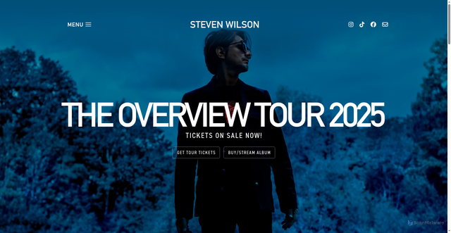 Security scan screenshot of https://stevenwilsonhq.com/