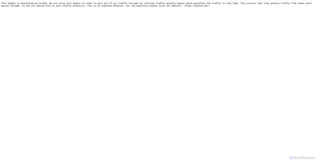 Security scan screenshot of https://push.newsvot.com