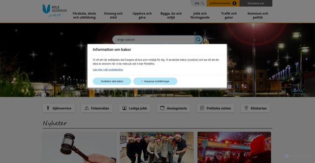 Security scan screenshot of https://kil.se/