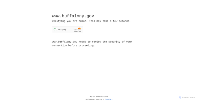 Security scan screenshot of https://www.buffalony.gov/CivicAlerts.aspx?AID=1588