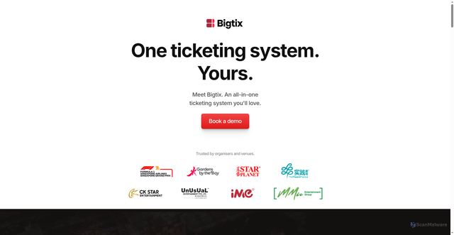 Security scan screenshot of https://bigtix.io