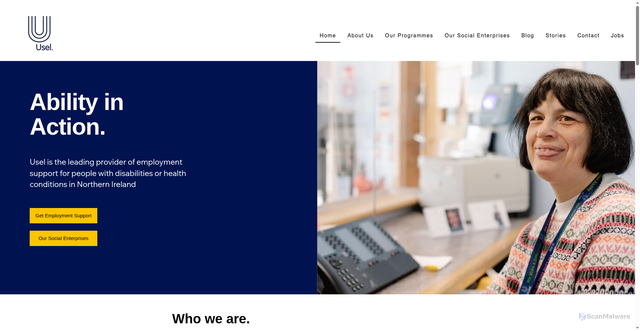Security scan screenshot of https://www.usel.co.uk/