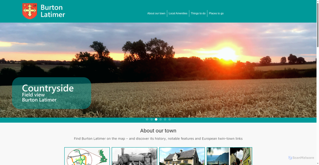 Security scan screenshot of https://www.burtonlatimer.org/?doing_wp_cron=1769640254.4052779674530029296875