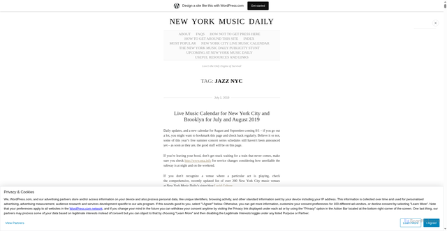 Security scan screenshot of https://newyorkmusicdaily.wordpress.com/tag/jazz-nyc/page/4/?ak_action=reject_mobile