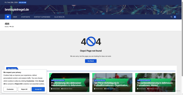 Security scan screenshot of https://brettspielregel.de/set-piece-defense-in-football-formations-organization-marking-effectiveness/feed/