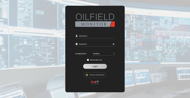 Security scan screenshot of https://cloud.oilfield-monitor.com