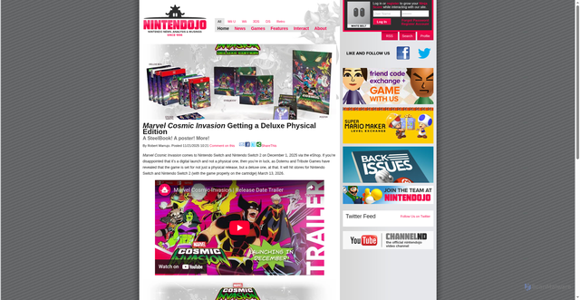 Security scan screenshot of https://www.nintendojo.com/news/marvel-cosmic-invasion-getting-a-deluxe-physical-edition