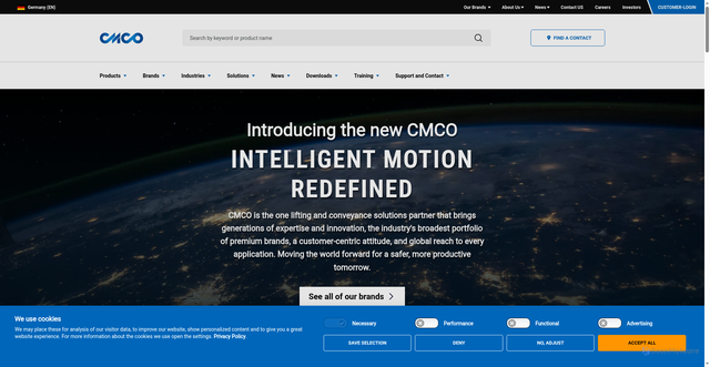 Security scan screenshot of https://cmco.com