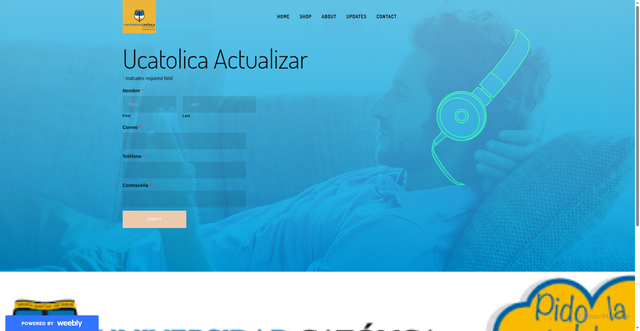 Security scan screenshot of https://ucatolica.weebly.com/