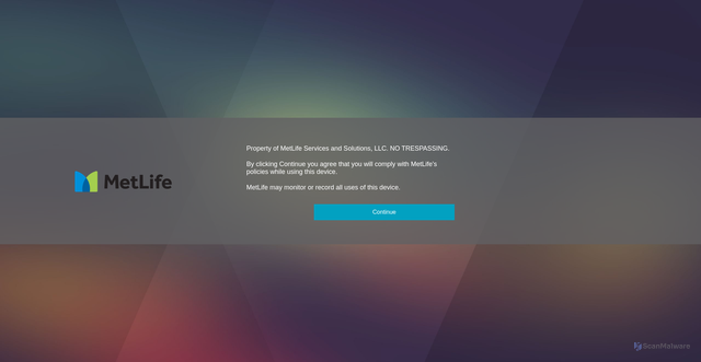 Security scan screenshot of https://aedxbaccess.metlife.com