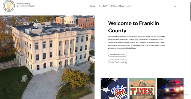 Security scan screenshot of https://www.franklinmo.org/