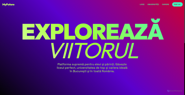 Security scan screenshot of https://myfuture-k441w69p9x.edgeone.app/