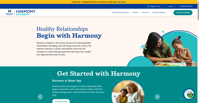 Security scan screenshot of https://harmonysel.org