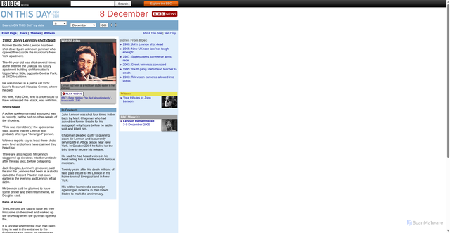 Security scan screenshot of http://news.bbc.co.uk/onthisday/hi/dates/stories/december/8/newsid_2536000/2536321.stm