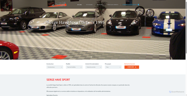 Security scan screenshot of https://serge-have-sport.com