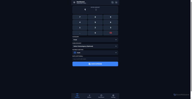 Security scan screenshot of https://pocket-ledgerv2.pages.dev/