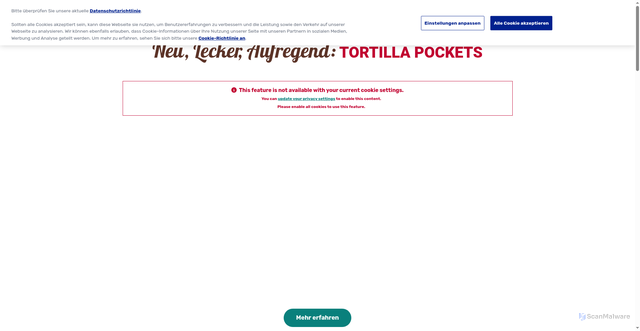 Security scan screenshot of https://oldelpaso.com