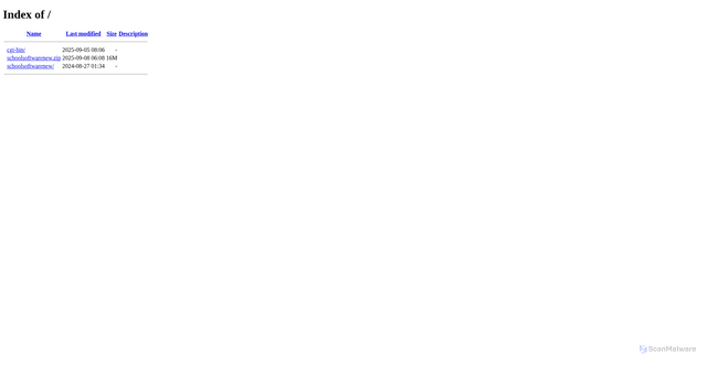 Security scan screenshot of http://efaschoolcambridgecampus.com/