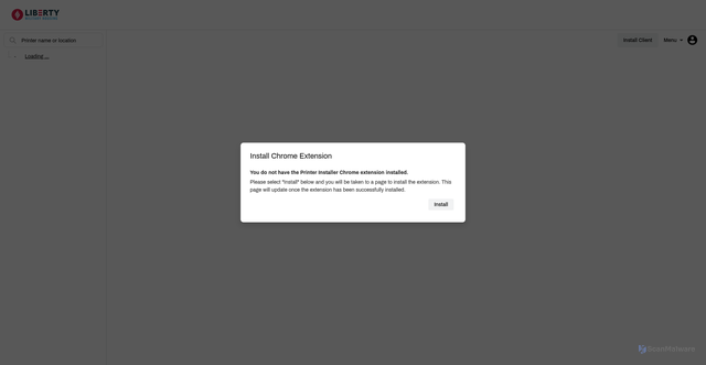 Security scan screenshot of https://lincolnmilitaryhousing.printercloud.com