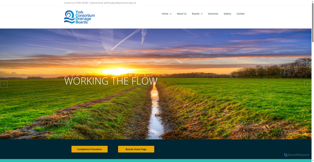 Security scan screenshot of http://www.yorkconsort.gov.uk/