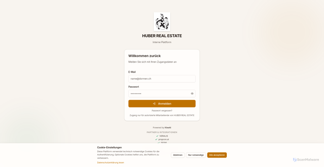 Security scan screenshot of https://hreag.org/