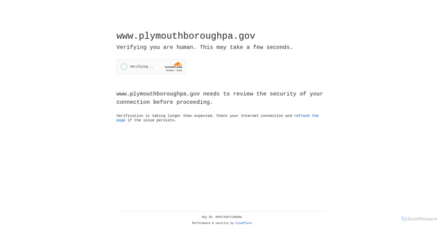 Security scan screenshot of https://www.plymouthboroughpa.gov/