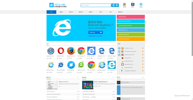 Security scan screenshot of https://ieliu.com