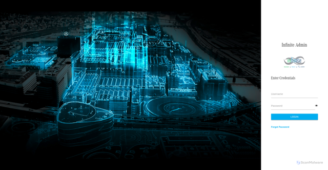 Security scan screenshot of https://admin.jp.aap.infinite.i.mercedes-benz.com