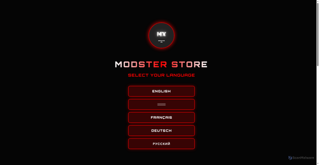 Security scan screenshot of https://modsterstore-gi8eak8rsm.edgeone.app/