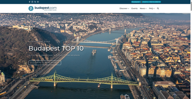 Security scan screenshot of https://www.budapest.com/