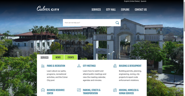 Security scan screenshot of https://www.culvercity.gov/
