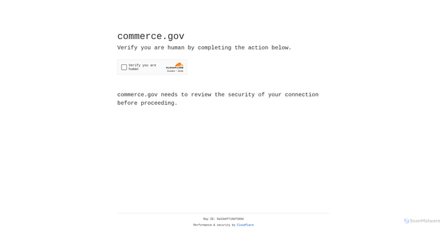 Security scan screenshot of https://commerce.gov/