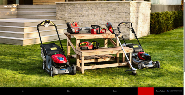 Security scan screenshot of https://www.honda.co.uk