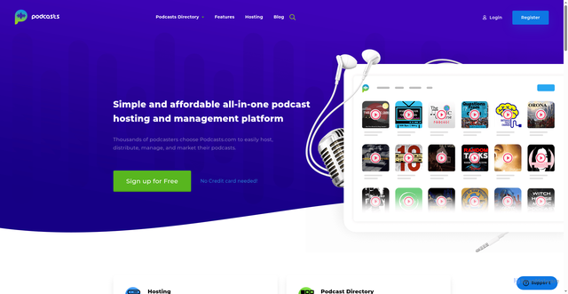 Security scan screenshot of https://www.podcasts.com/