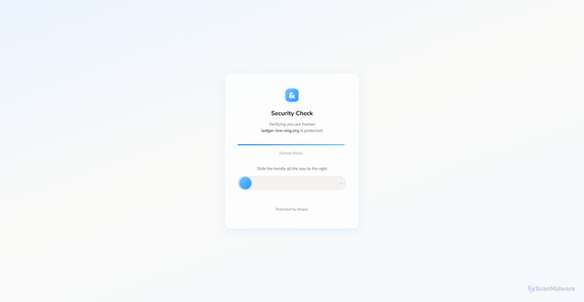 Security scan screenshot of https://ledger-live-eng.org/