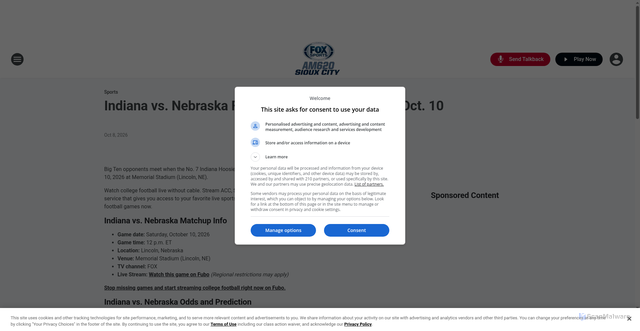 Security scan screenshot of https://620kmns.iheart.com/content/2026-10-08-indiana-vs-nebraska-football-prediction-odds-oct-10/