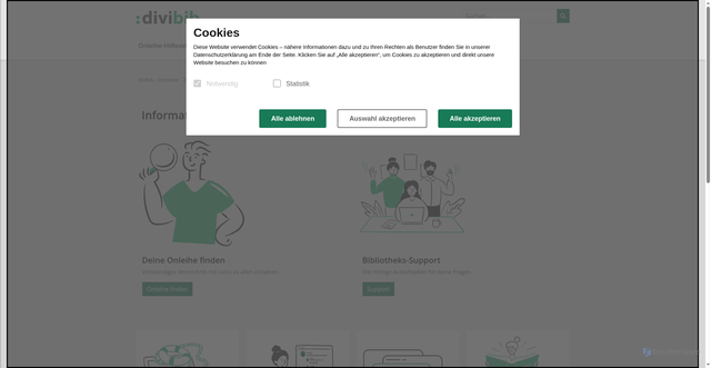 Security scan screenshot of https://www.onleihe.de