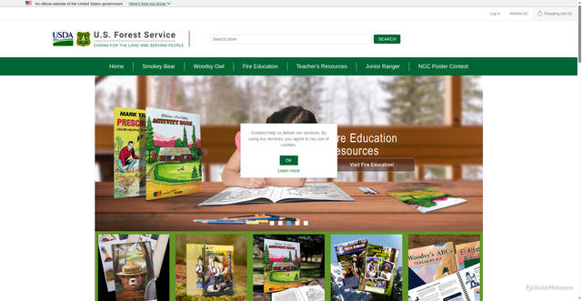 Security scan screenshot of https://symbols.gov/