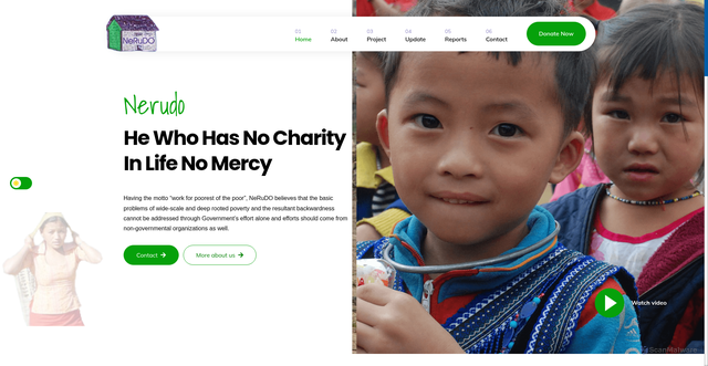 Security scan screenshot of https://nerudo.org.np/